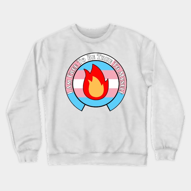 NMCIT - Fire Symbol Outlined Crewneck Sweatshirt by talenlee